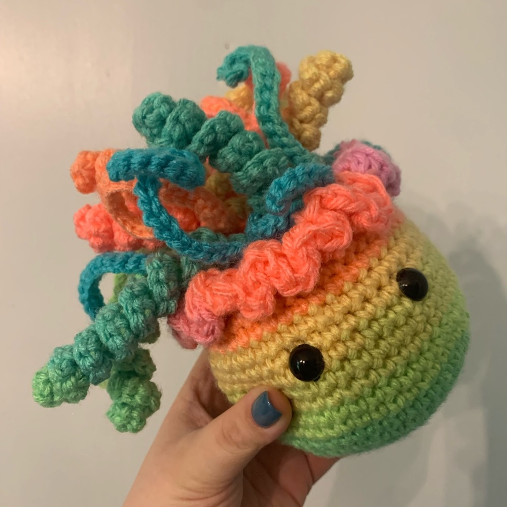 🪼 NEW Handmade Crocheted Jellyfish Stuffed Animal 🪼 - Picture 9 of 10
